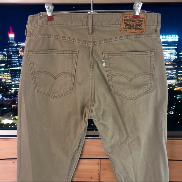 Levi’s 508 Regular Taper Discontinued Jeans 34x30 Vintage Style with Character - Picture 7 of 8